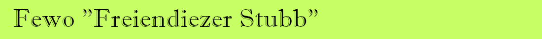 Fewo Freiendiezer Stubb