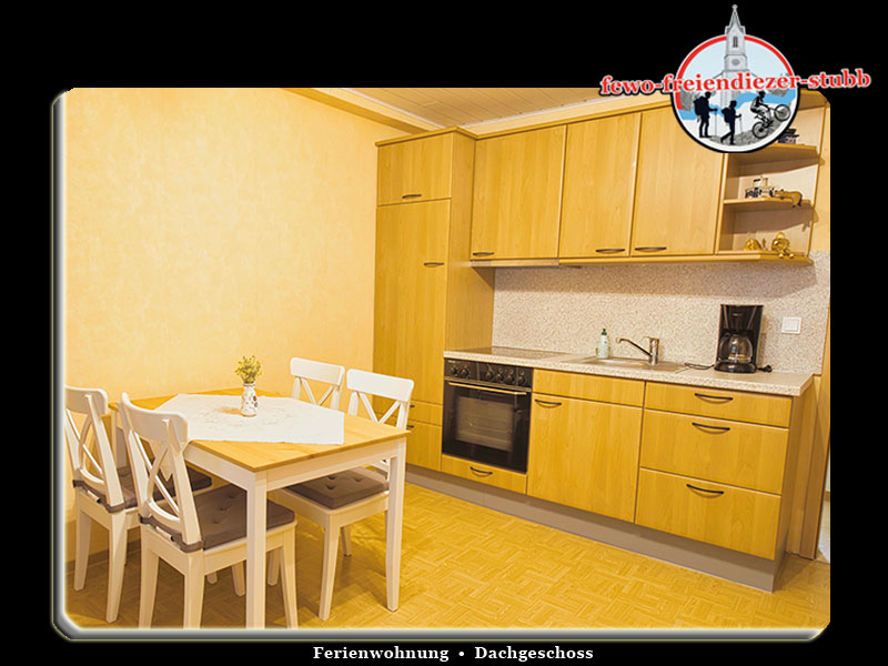 Küche der Ferienwohnung Freiendiezer Stubb in Diez