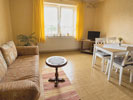 Wohn- und Essbereich der Ferienwohnung Freiendiezer Stubb in Diez